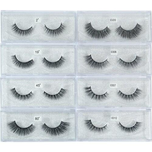 3D Faux Mink Soft Eyelashes Easy Use Full Strip Lashes Natural Dramatic Volume Cilia Extension False Eyelash Beauty Makeup Tools