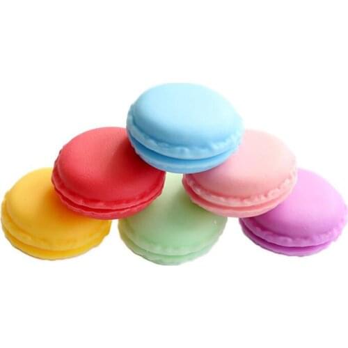 6pcs/Set Diamond Painting Tool Macaron Glue Clay Storage Box Drilling Mud Embroidery Cross Stitch Storage Container