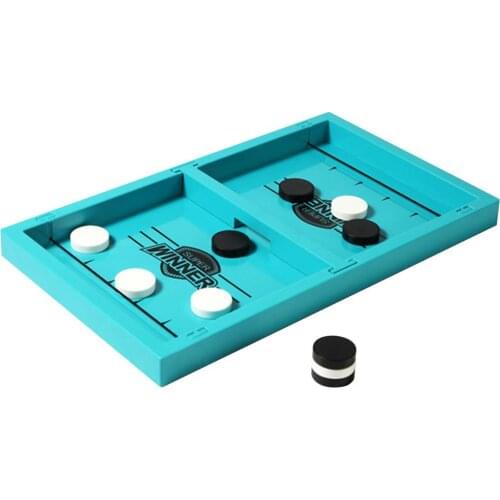 Table Fast Hockey Sling Puck Slingshot Game Toy Funny Parent-child Interactive Fast Sling Puck Board Game Toys For Children