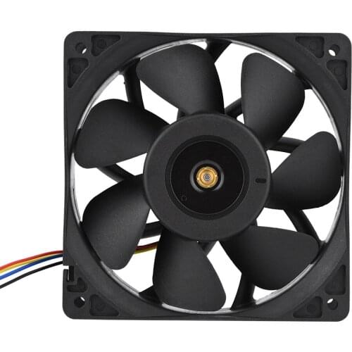 New 7 fan blades and 6000RPM rotating DC 12V 2.7A 6000RPM Cooling Fan Replacement 4 Pin Connector for Antminer S7 S9
