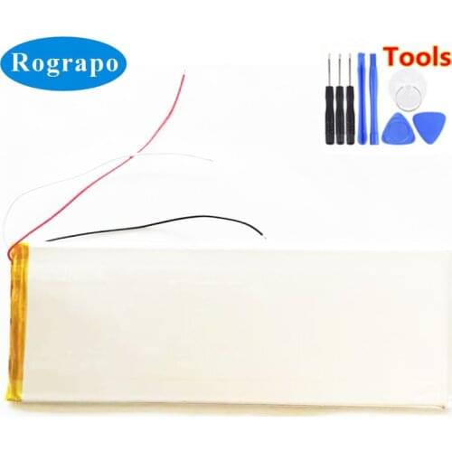 New 3.7V 3500mAh Battery For 7" Irbis TX17 TX18 TX27 TX21 TX69 TX57 TX22 TX54 TX33 TX34 TX71 Accumulator 3-Wire + Free Tools
