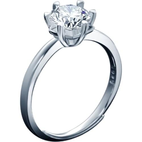 OIMG 2021 womens new Moissan diamond ring Korean fashion romantic womens ring BB-06