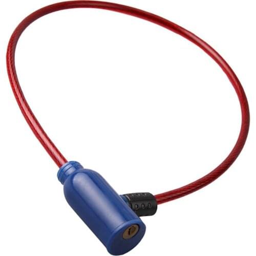 Portable Bike Lock Anti-theft Scooter Bike Bicycle Safety Steel Wire Lock with 2 Keys Bike Lock