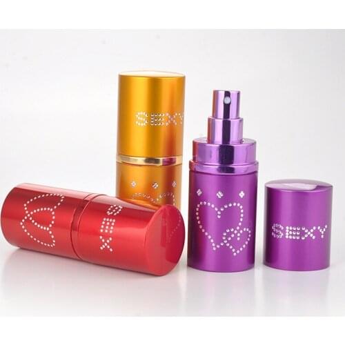 30ml Empty Aluminum Perfume Bottle With Spray Metal Parfume Parfums Pack Containers