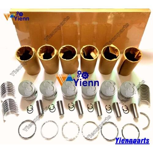 For NISSAN SD33 Rebuild Kit With Liner 10101-C6825 11044-C8600 YF03 MF03 FD006 Forklift SD33 Diesel Engine Repair Parts