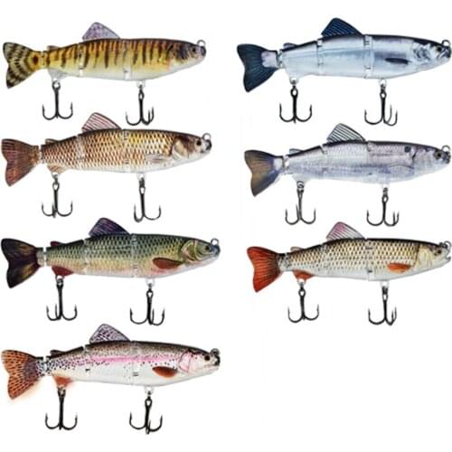 S Swimming Glide Bait Lifelike Multi Jointed Swimbait 2#Hook 16cm 42g Pike Muskie Walleye Fish Lure Big Sea Fishing Bait