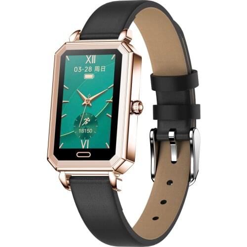 HT2 Bluetooth Smart Watch Men Women Heart Rate Fitness Tracker 1.08 Inch Full Touch Bracelet Sport Waterproof Smartwatch