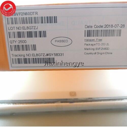 SVF2N60DTR SVF2N60D TO-252 100PCS/LOT