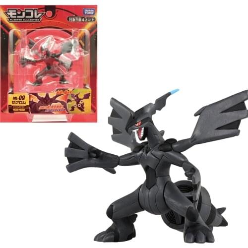 TOMY ML-09 Legendary Pokemon Figures Zekrom Toys High-Quality Exquisite Appearance Perfectly Reproduce Anime Collection Gifts