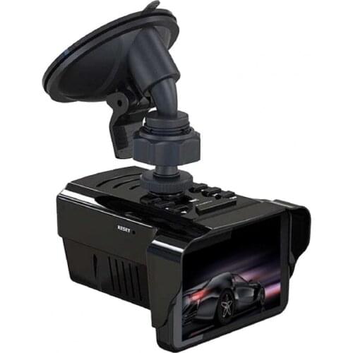 VG2 2-in-1 Integrated Car DVR Portable Driving Recorder with Speed Radars Detector for Vehicles