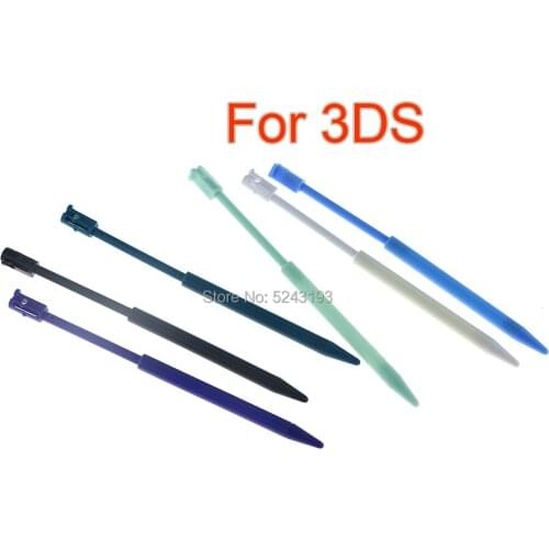50pcs/lot High quality plastic Extendable Touch Pen plastic Retractable Stylus pen for 3DS