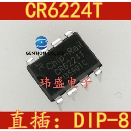 10PCS CR6224 CR6224T power management IC DIP8 PR6224T integrated circuit in stock 100% new and original