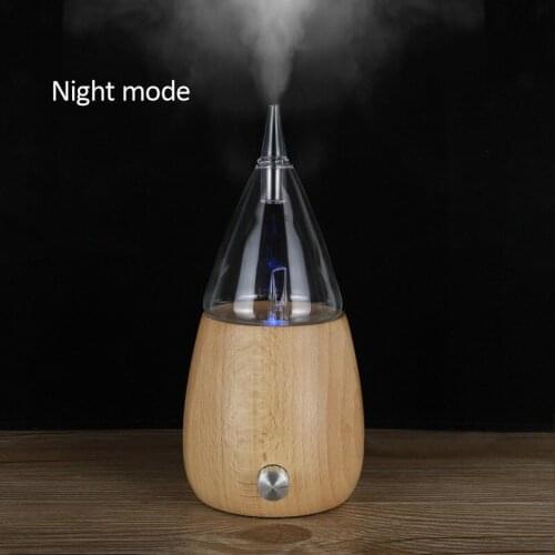 Waterless Pure Essential Oil Diffuser Wood Glass Diffuser Aromatherapy Vaporizer Diffuser Aroma Difusor Essential Oil Nebulizer