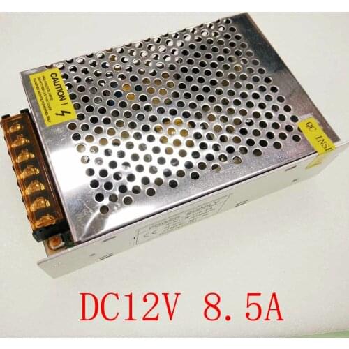 FREE DHL/CDEK 100pcs/lot DC12V 8.5A Switching Power Supply transformer,for LED light, Input AC110~240V ,2 years warranty