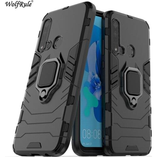 Cover Huawei P20 Lite 2019 Case Ring Holder Armor Anti Knock Bumper Protective Phone Case For Huawei P20 Lite 2019 Cover 6.4