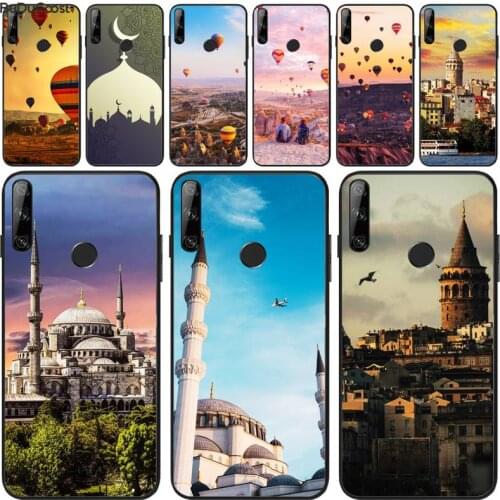 Riccu Turkey Istanbul Scenery hot air balloon Phone Case For Huawei Y5 Y6 Y7 Y9 Prime 2019 Enjoy 7 8 9 10 Plus