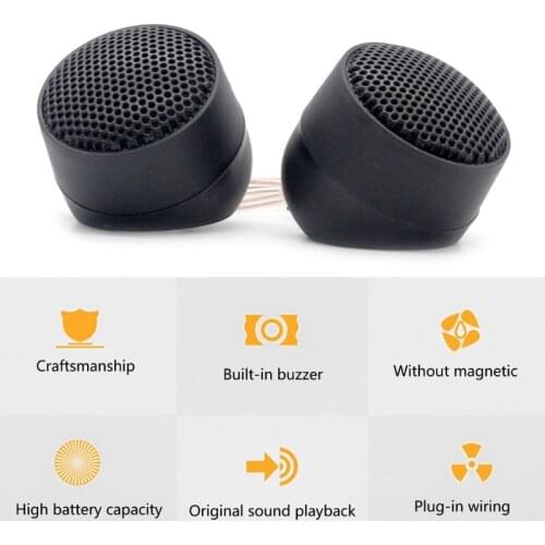 D7YA 1 Set Car Subwoofer Vehicle Door Auto Tweeter Stereo Music Treble Sound Amplifier Horn Frequency Hifi Audio Speakers