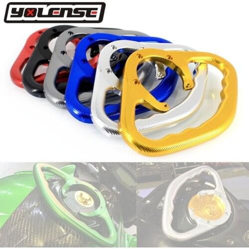 For KAWASAKI NINJA ZX-6R ZX-9R ZX-10R ZX-10R ZZR600 Motorcycle CNC Passenger Handgrips Hand Grip Tank Grab Bar Handles Armrest