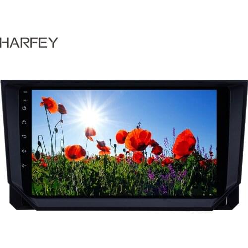 Harfey Car Multimedia player 9 inch Android 8.1 GPS Radio for 2018 Seat Ibiza with Bluetooth USB WIFI support TPMS Carplay DVR