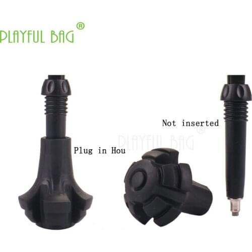 PLAYFUL BAG Outdoor activities lovers Alpenstock foot cover rubber shoe foot cover round foot cover fitting 5.5cm spares ZK19