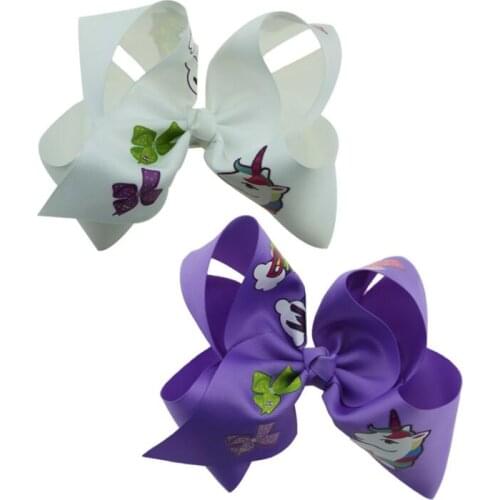 Kimmy 70pcs DHL Free shipping JoJoSiwa Pastel Unicorn Hair Bow