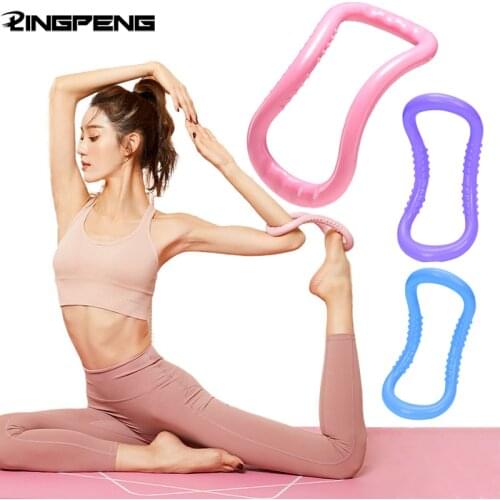 Yoga Circle Magic Circle Open Shoulder Beauty Back Training Pilates Stretch Fascia Massage Back Open Shoulder Loop Exercise