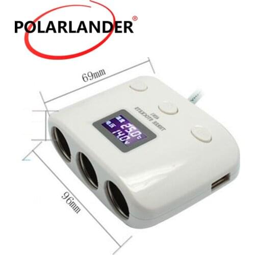 Square car charger dual USB adapter cigarette lighting 2.1A 1.0A car charger for mobile phones and digital cameras