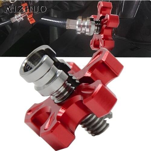 Motorcycle Aluminum Brake Clutch Cable Wire Adjuster Screw M10 M8*1.25 FOR HONDA CBR 600 F2,F3,F4,F4I CBR600RR CBR600 CBR750 RR