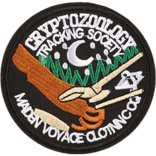 Custom Embroidery your Logo Customized Iron on Embroidered Patches Hot Cut Edge