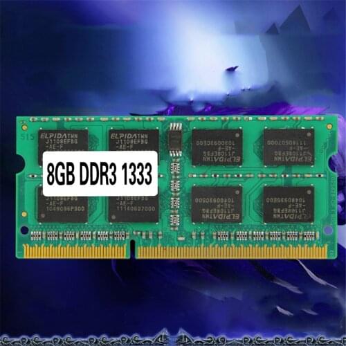 Laptop Memory Ram SO-DIMM PC3-10600 DDR3 1333MHz 204PIN 2GB /4GB/8GB DDR DDR3 PC3-10600 1333MHz 204PIN For Notebook