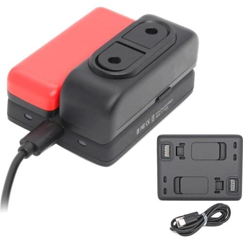 Portable Fast Dual Charging Hub Boosted Battery Base Charger for Insta360 One R