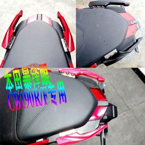 After motorcycle refit accessories, handrail CNC aluminium alloy is suitable for honda CBF190 cb190 Rear wing rack rear handrail