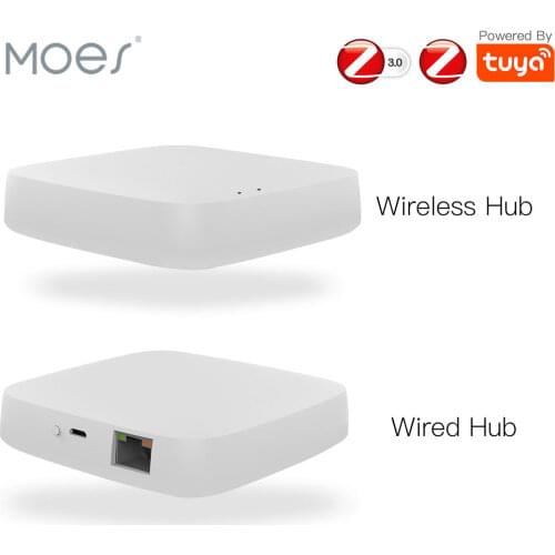 Tuya ZigBee Smart Gateway Hub Smart Home Bridge Smart Life APP Wireless Remote Controller Works with Alexa Google Home