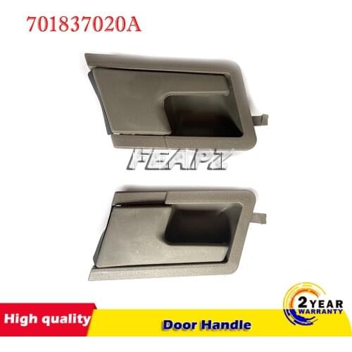 Gray Interior Inside Inner Door Handle Front Left + Right For VW Volkswagen Transporter Caravelle T4 EuroVan 701837020A
