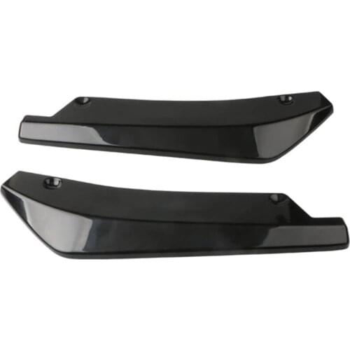 2Pcs Car Rear Bumper Lip Spoiler Diffuser Scratch Protector For Chevrolet Cruze Aveo Captiva Lacetti Mazda 3 6 Mitsubishi ASX