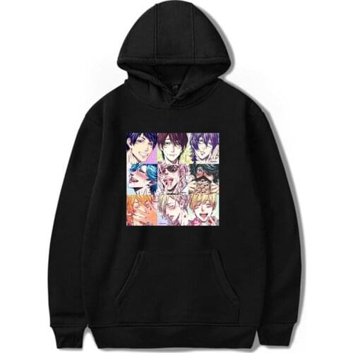 Oversized Mens Women Streetwear Unisex Hoodies Harajuku Vintage Yarichin Club Cartoon Mens sweatshirt Warm Hip hop Hoody Male