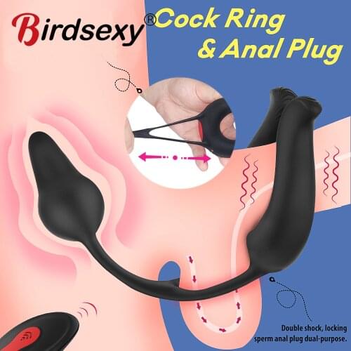 Newest Vibrating Penis Massager Male Chastity Cock Ring Sex Toys for Men Penis Delay Trainer Ring Gay Sex Toys Mens Masturbator