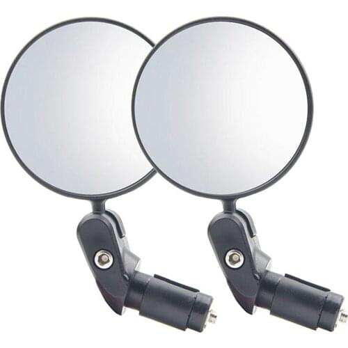 New Bicycle Rearview Mirror Foldable Convex Rearview Mirror Outdoor Riding Universal Mirror for Mountain Bikes Road Bikes