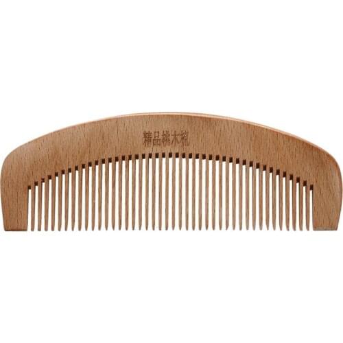 6.1" Long Chinese Traditional Handmade Hair Styling Toothed Wooden Comb