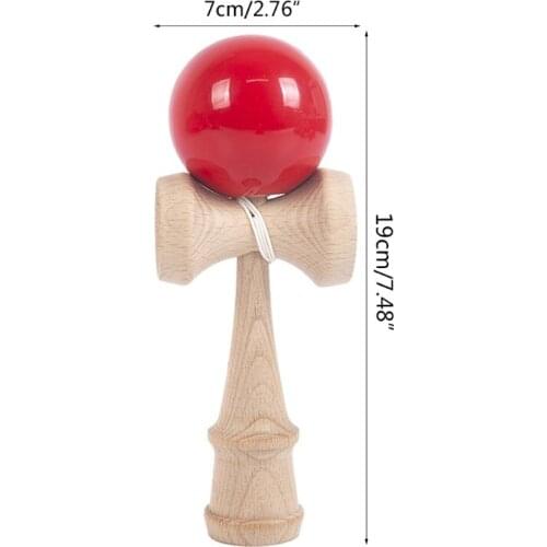 MXLE 1Set Mini Japanese Kendama Toy for Activity Centers Mini Ball Cup Stimulation Interactive Montessori Wooden Toy Ball