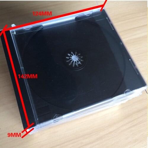 1PCS New Standard Black Tray CD Jewel Case Hold 1 Disc