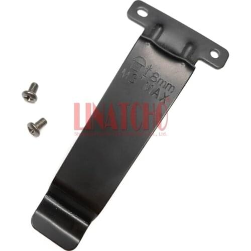 10 pcs iron belt clip for walkie talkie handheld radio TK-2107 TK-3107 TK-480 TK-280 TK-380 BC20 TK-278 TK-378 TK-388 TK-278G