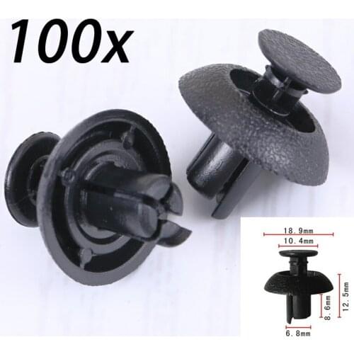 100 Pcs Engine Cover Grille Bumper Retainer Clips for Toyota Avalon Camry Corolla Prius Lexus IS F IS250 LS460 LS600h