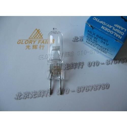 64640 HLX 24V150W FCS G6.35 Germany halogen lamp,HLX64640 24V 150W projector spare bulb