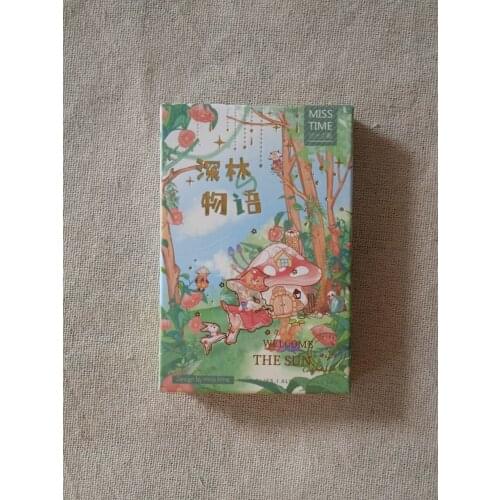 52mmx80mm happy forest paper lomo card(1pack=28pieces)