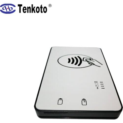 Wireless Bluetooth Contactless RFID IC Chip Insert SIM Wireless NFC Card Reader Writer