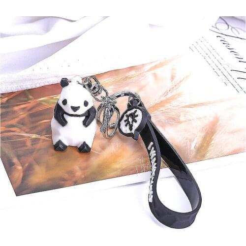 1piece Shine Key Chain Lovely Animal Pattern Shape Hanging Ornaments Expression Holder Gift Women Key Chain