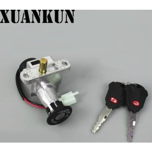 XUANKUN Electric Switch Ignition Switch Lock Electric Motor Switch Leading Power Lock Accessories