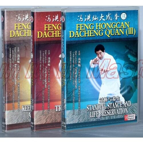 Feng Hongchan Dacheng Quan Kung Fu Teaching Video English Subtitles 3 DVD