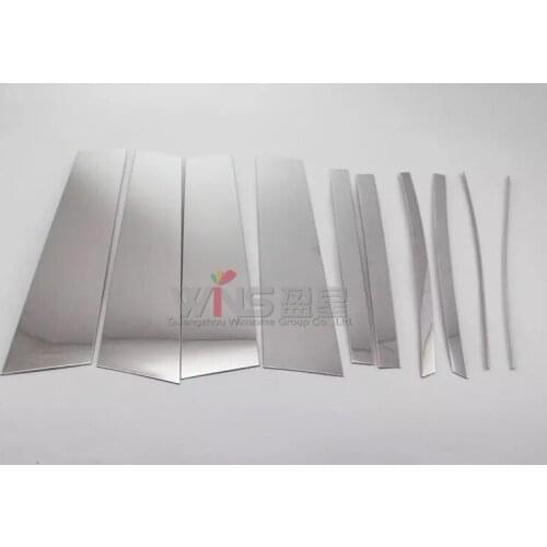 Chrome Window Pillar Trim Window Decorative For Mercedes Benz GLC 2016 2017 Chrome Stainless Steel Car Styling Accessories